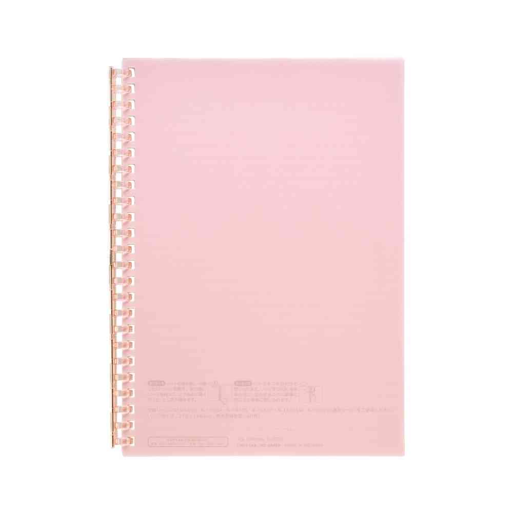 リヒトラブ  オープンリングノート A5 ピンク 1冊