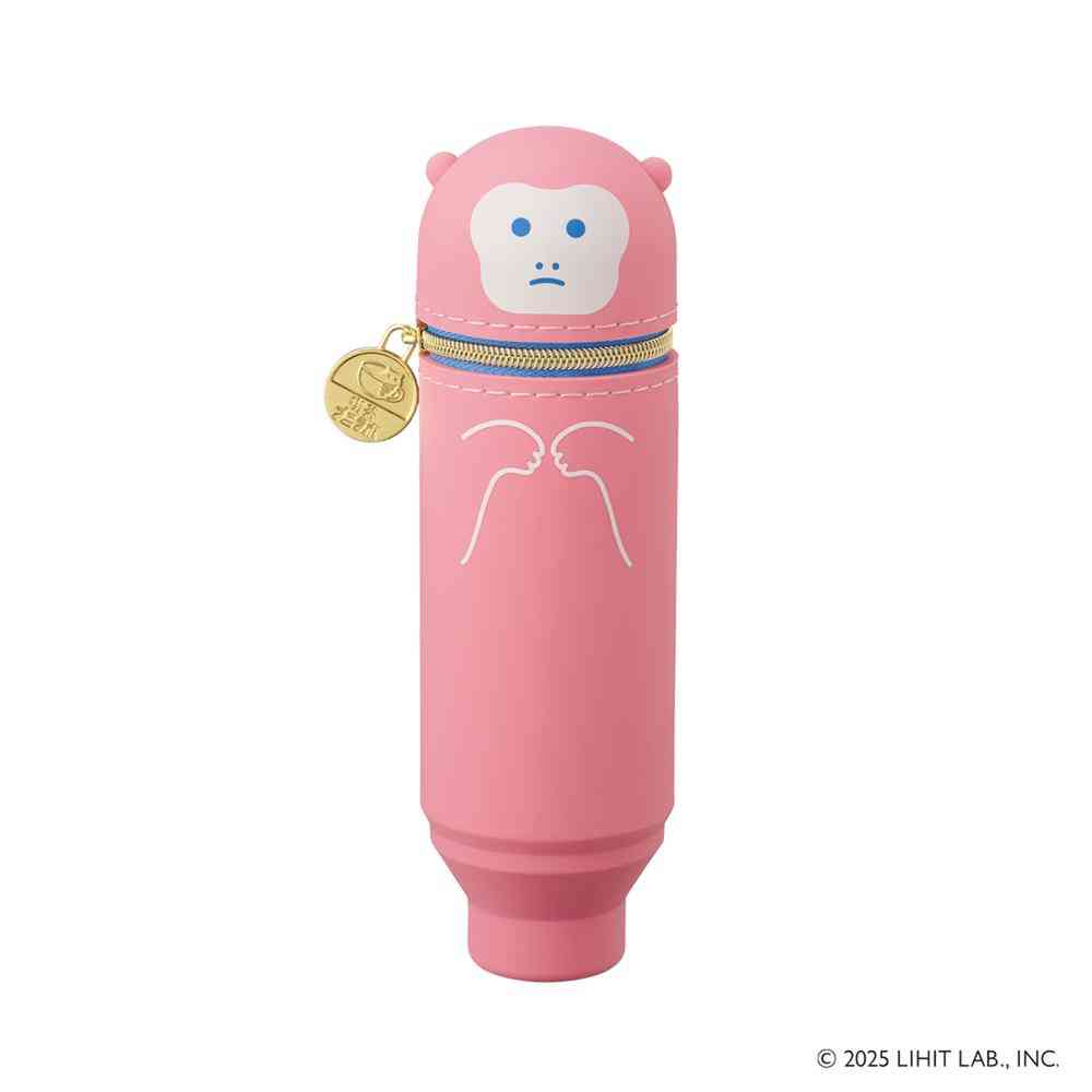 リヒトラブ 喫茶プニラボ スタンドペンケース mini  モカ 1個