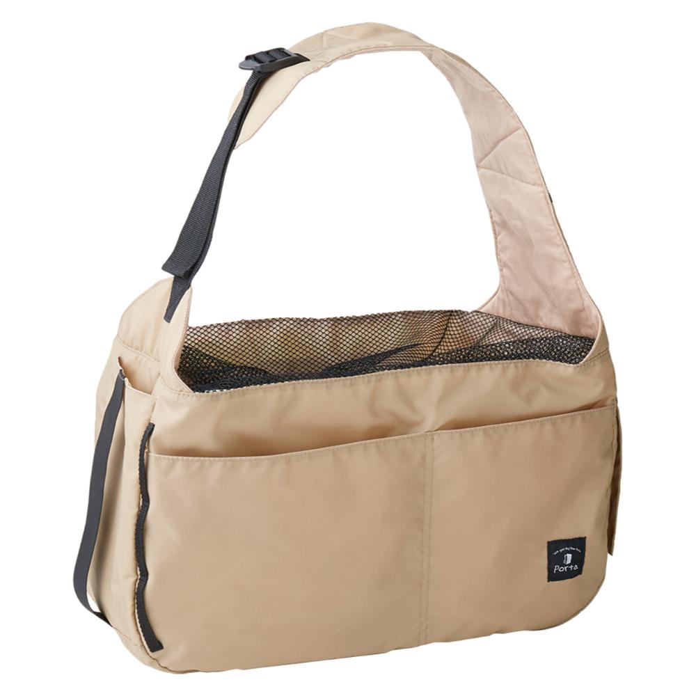 Porta ドッグコンパクトスリングキャリー ベージュ メーカー直送▼返品・キャンセル不可[他商品との同時購入不可]