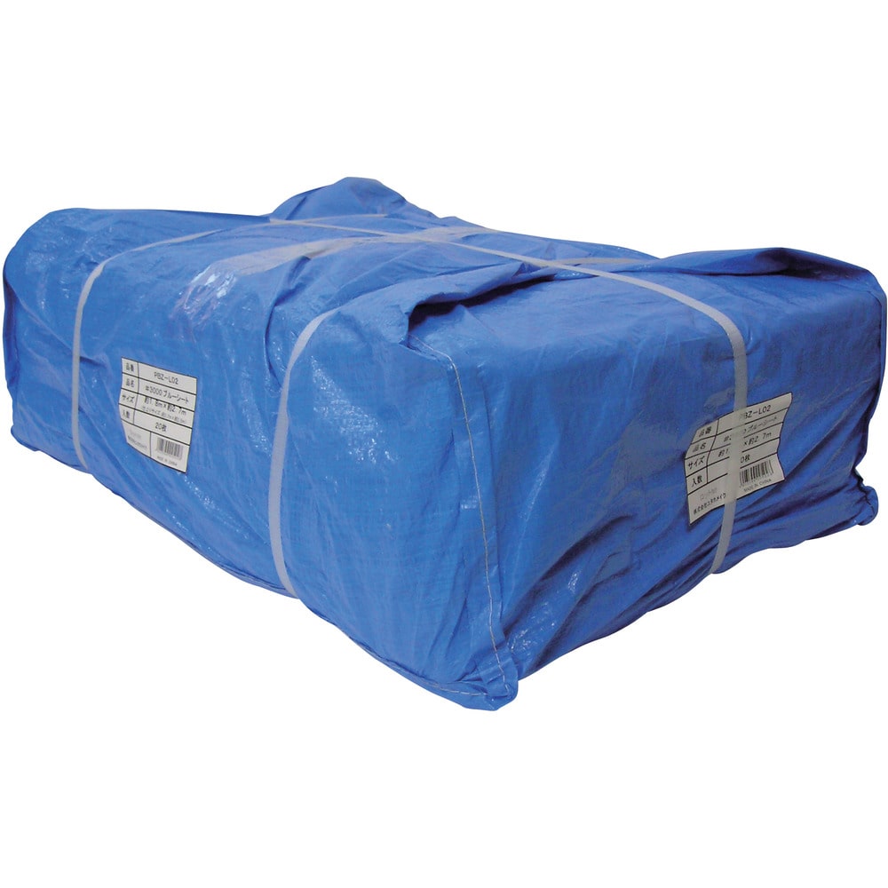 ＃3000ブルーシート大畳み 1.8m×2.7m （20枚入） メーカー直送 ▼返品・キャンセル不可【他商品との同時購入不可】