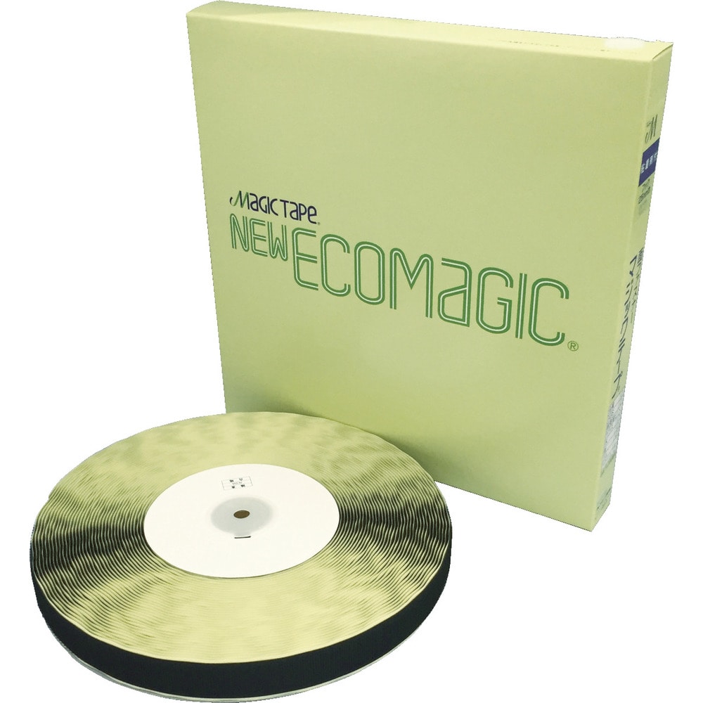 粘着付マジックテープ切売り箱 A 25mm×25m ブラック メーカー直送 ▼返品・キャンセル不可【他商品との同時購入不可】