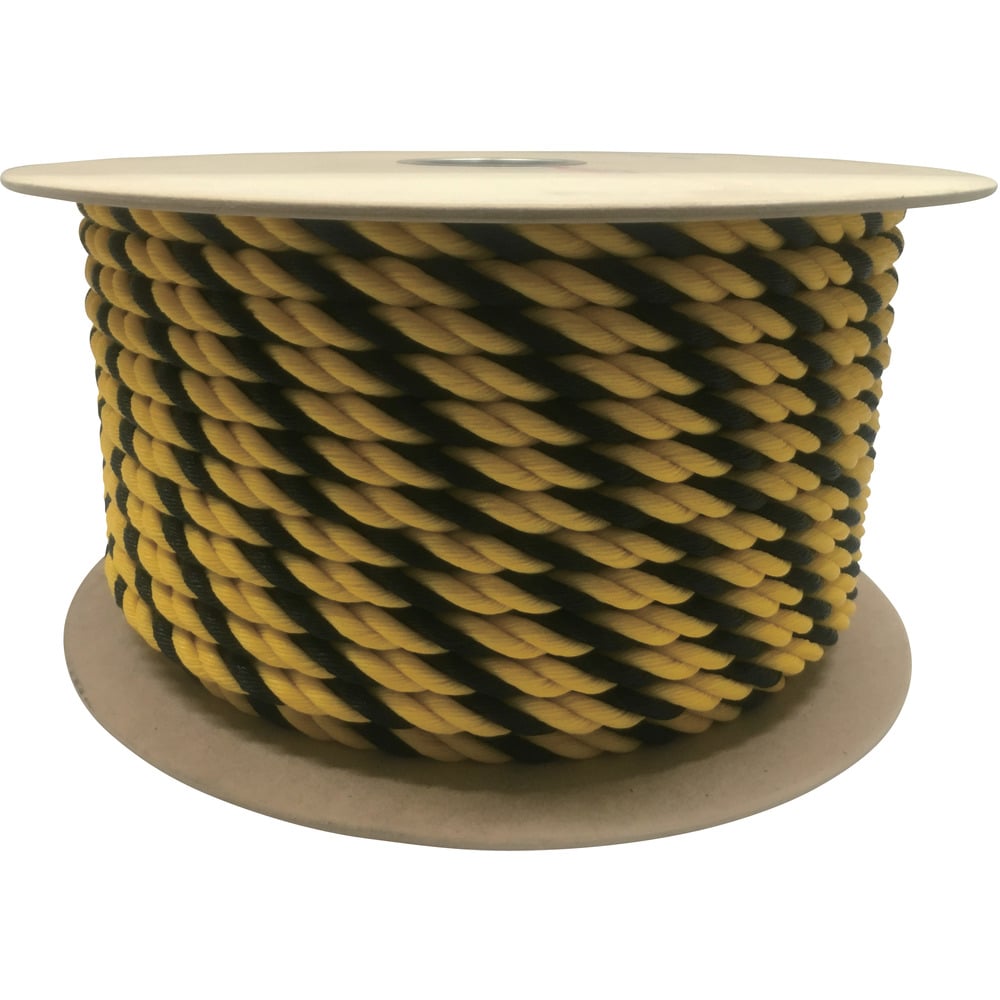 PRY16 ユタカメイク 標識ロープドラム巻 16mm×100m メーカー直送 ▼返品・キャンセル不可【他商品との同時購入不可】