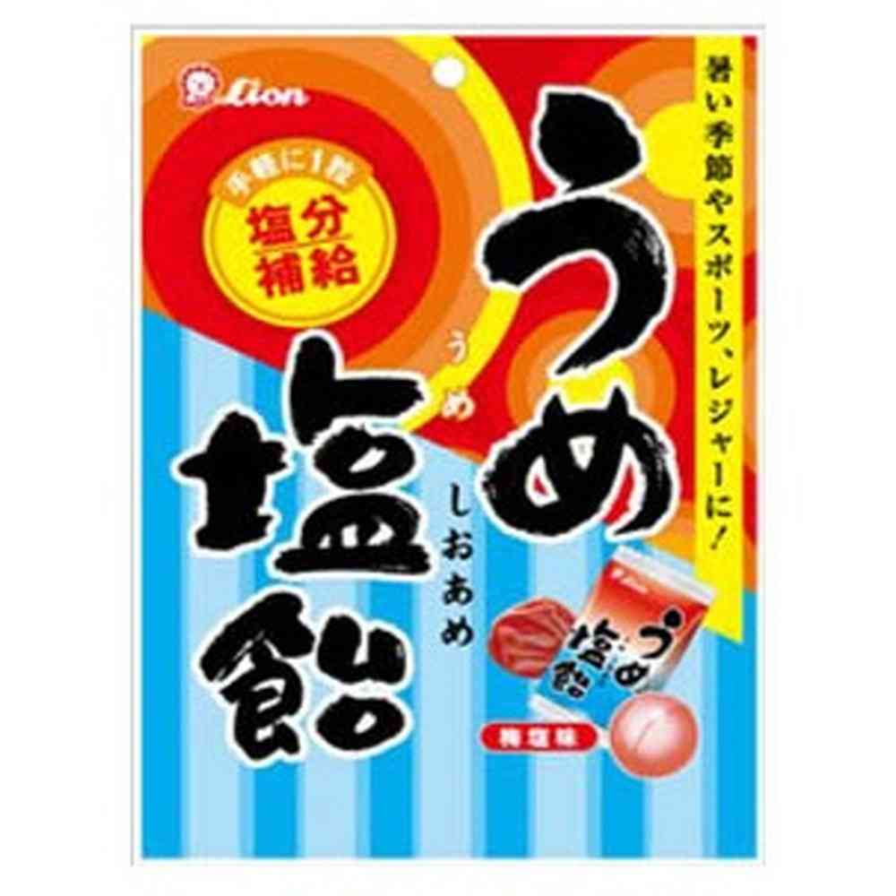◆ライオン うめ塩飴 73g   [6個セット]