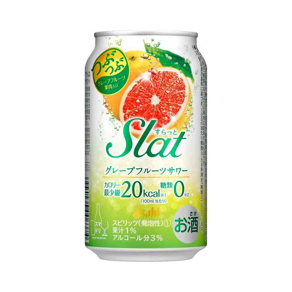 アサヒSlatグレープフルーツサワー缶350ml【24個セット】