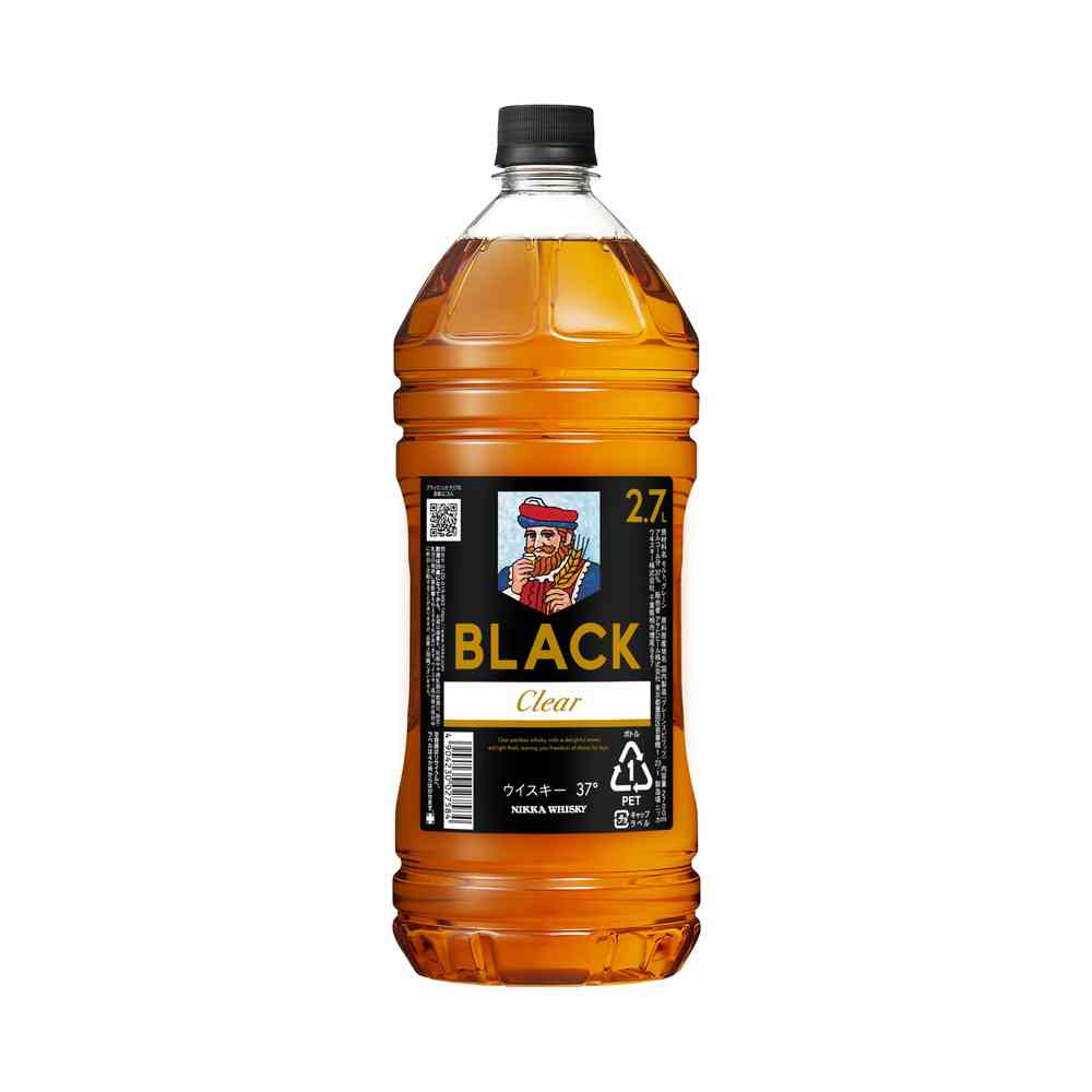 アサヒ ブラックニッカクリア ペットボトル2700ml【12個セット】