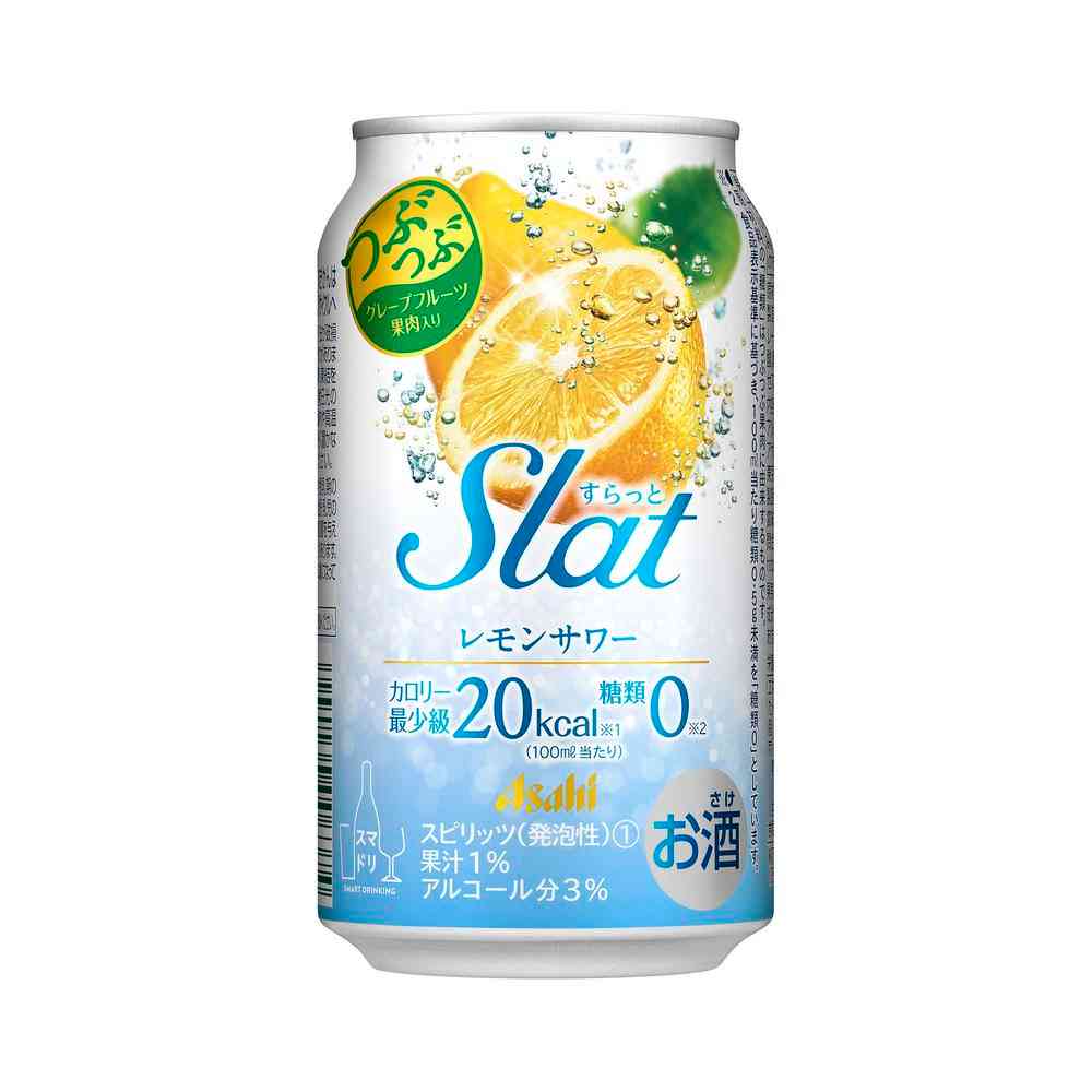 アサヒSlatレモンサワー缶350ml【24個セット】