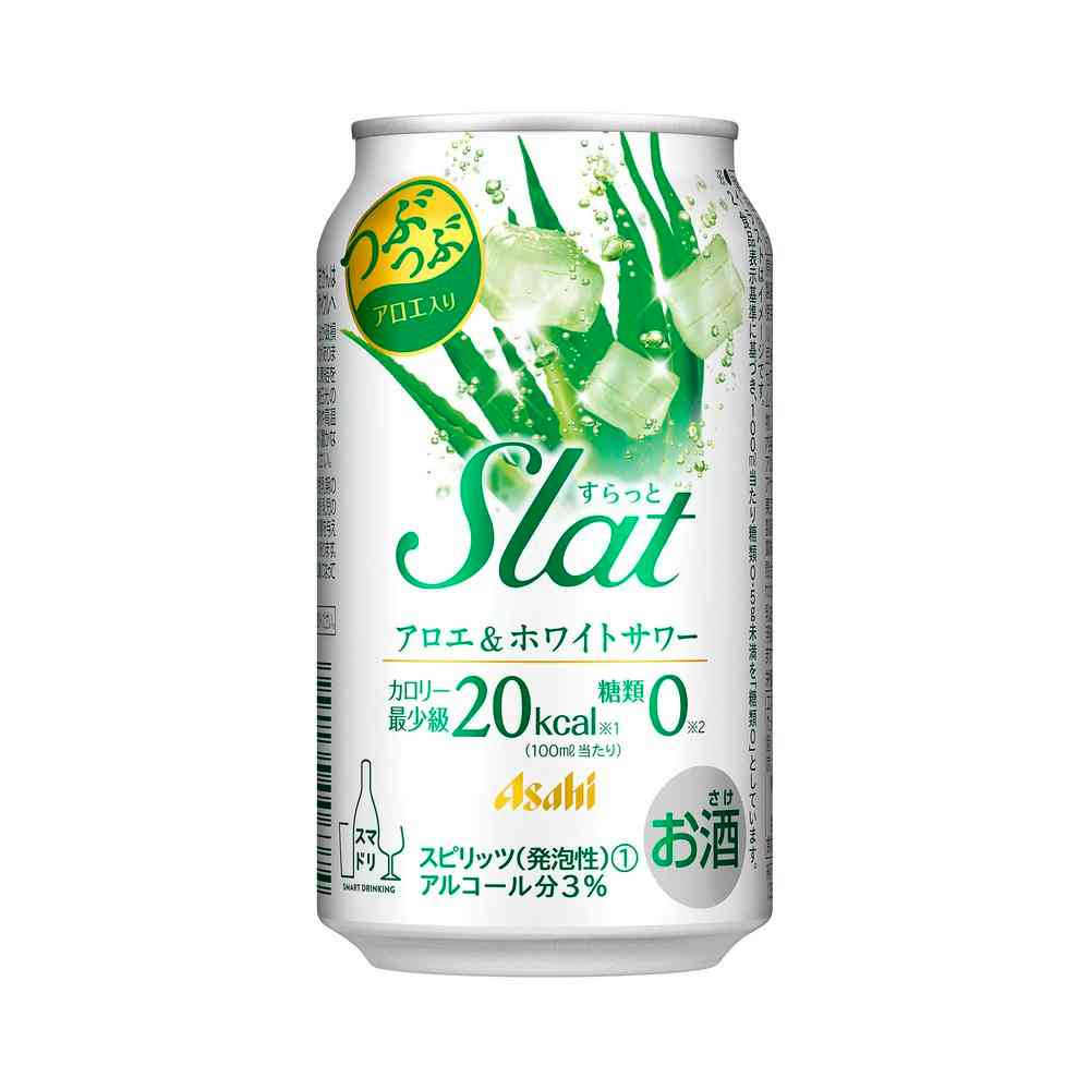 アサヒSlatアロエ＆ホワイトサワー缶350ml【24個セット】