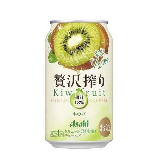 アサヒ 贅沢搾り キウイ 350ml   [24個セット]