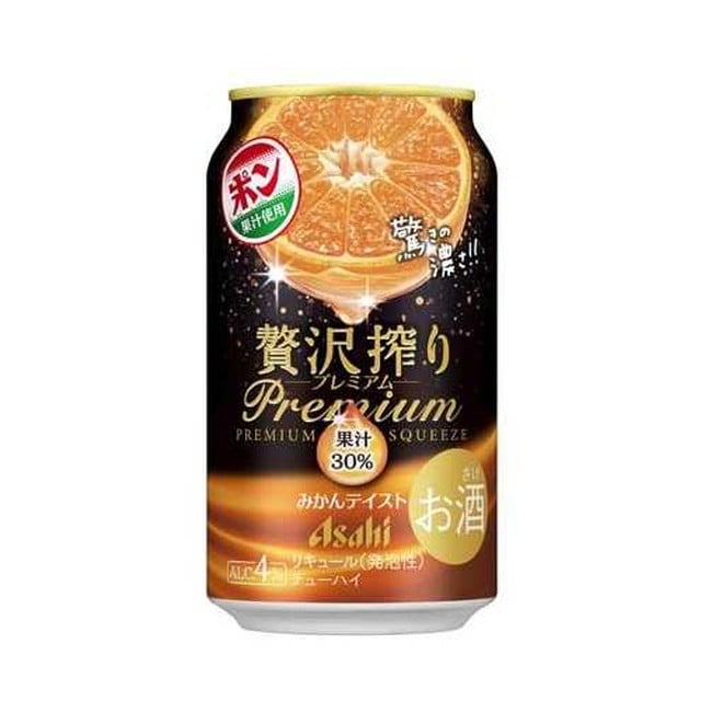 アサヒ 贅沢搾り プレミアム みかんテイスト 350ml   [24個セット]