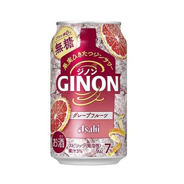 アサヒ GINON（ジノン） グレープフルーツ 350ml   [24個セット]