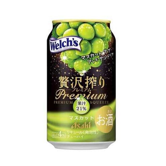 アサヒ 贅沢搾り プレミアム マスカット 350ml   [24個セット]