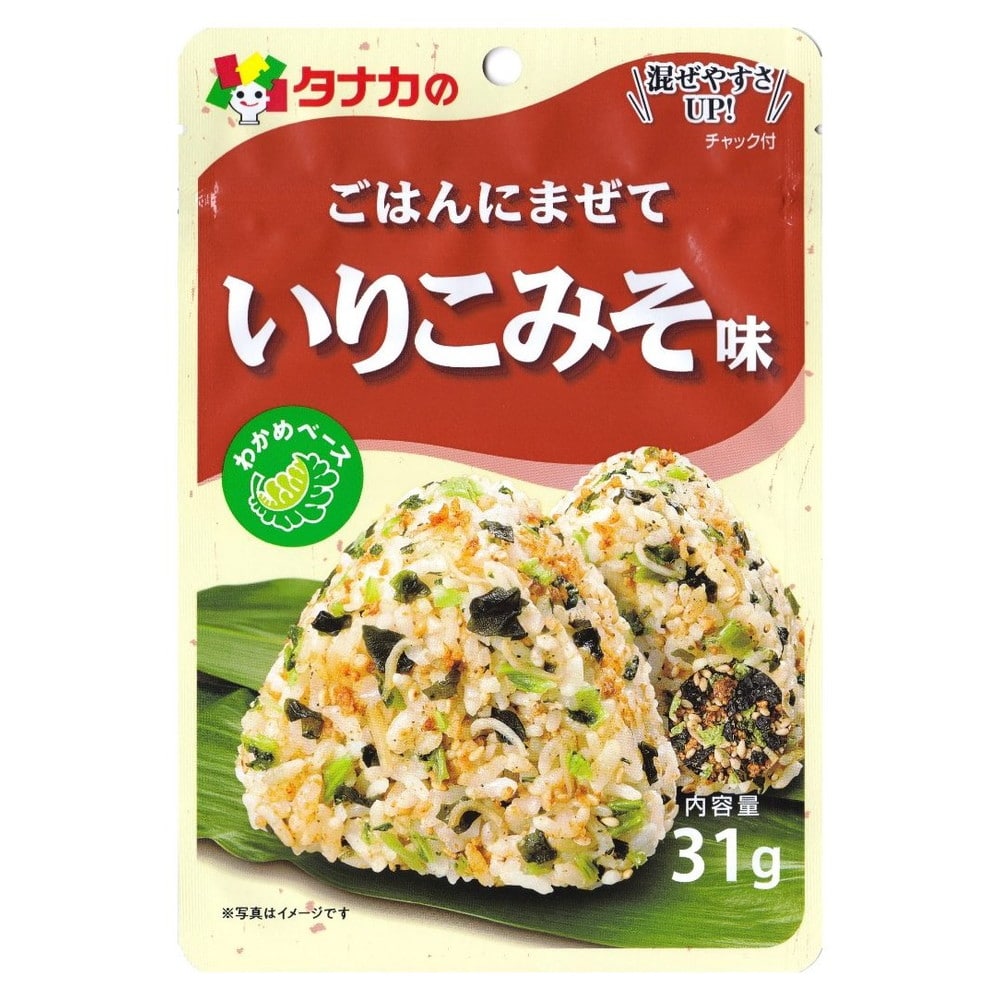 ◆田中食品 ごはんにまぜて いりこみそ味 31g   [10個セット]