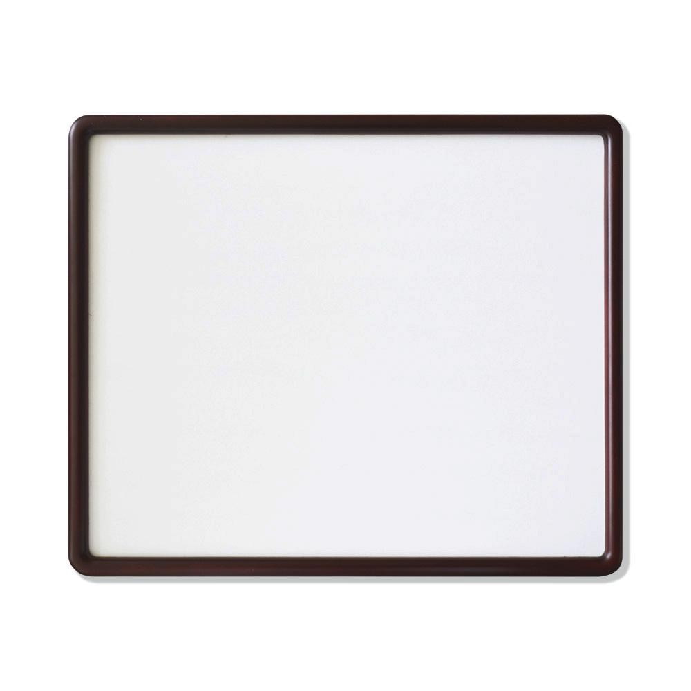 和額 デッサン縁 涼 木製 四ツ切 ブラウン 【直送品】 返品・キャンセル・他商品と同時購入は不可