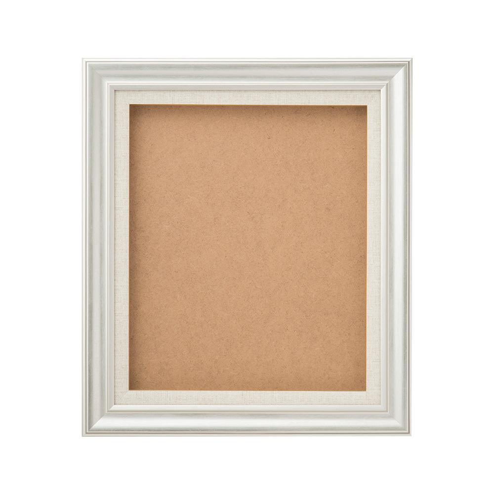 油縁(油絵額) BT-01 F8 ヘアラインシルバー 【直送品】 返品・キャンセル・他商品と同時購入は不可