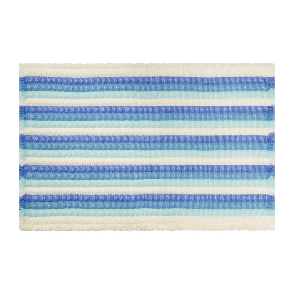 オカトー やみつきバスマット4060 幅60×奥行40cm ブルー