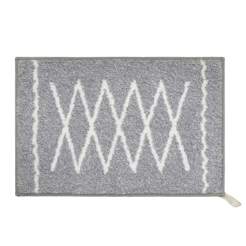 オカトー fuwaryバスマット4060 幅60×奥行40cm グレー