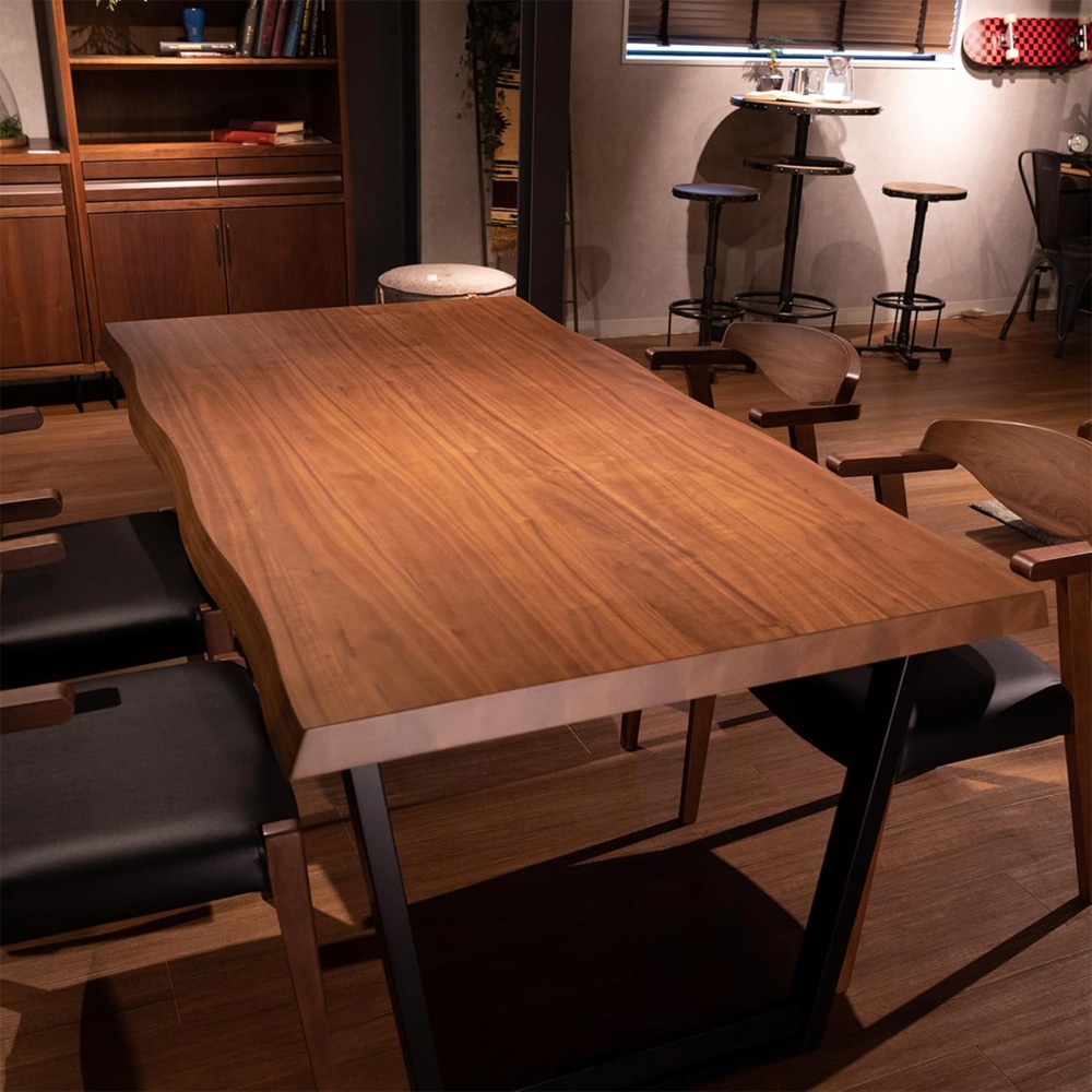 ダイニングテーブル Moana 180 ウォールナット突板　メーカー直送▼返品・キャンセル不可【他商品との同時購入不可】