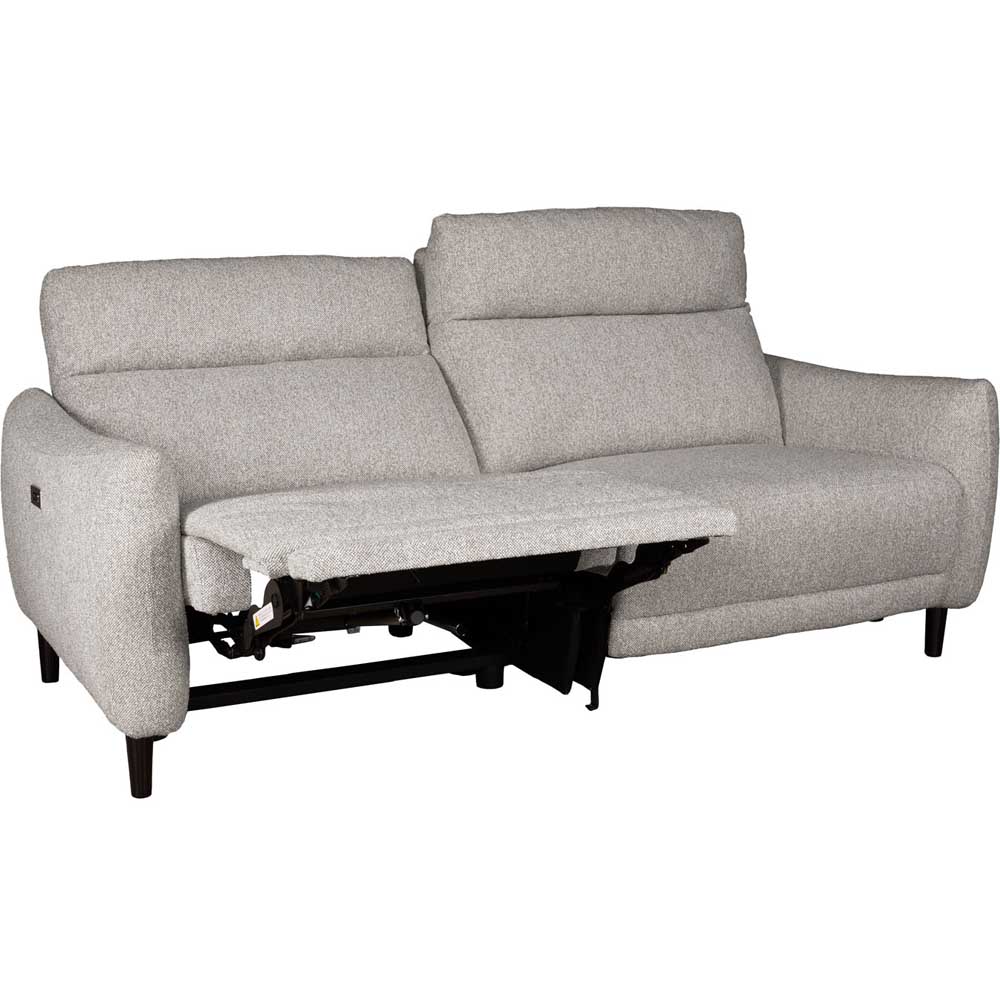 モーションソファ Makarov 2.5P GY W165 メーカー直送▼返品・キャンセル不可【他商品との同時購入不可】