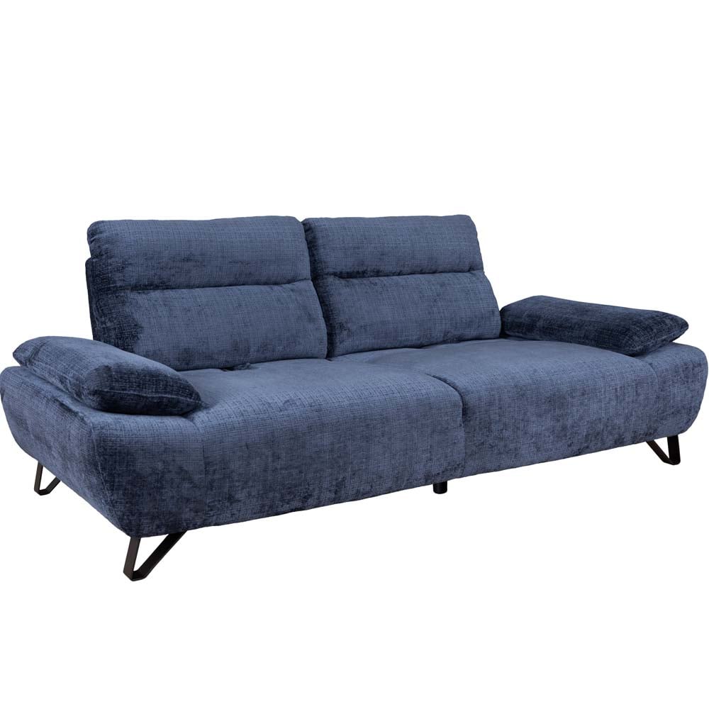 ソファー CROWN 3P NV メタル脚 設置付 メーカー直送▼返品・キャンセル不可【他商品との同時購入不可】