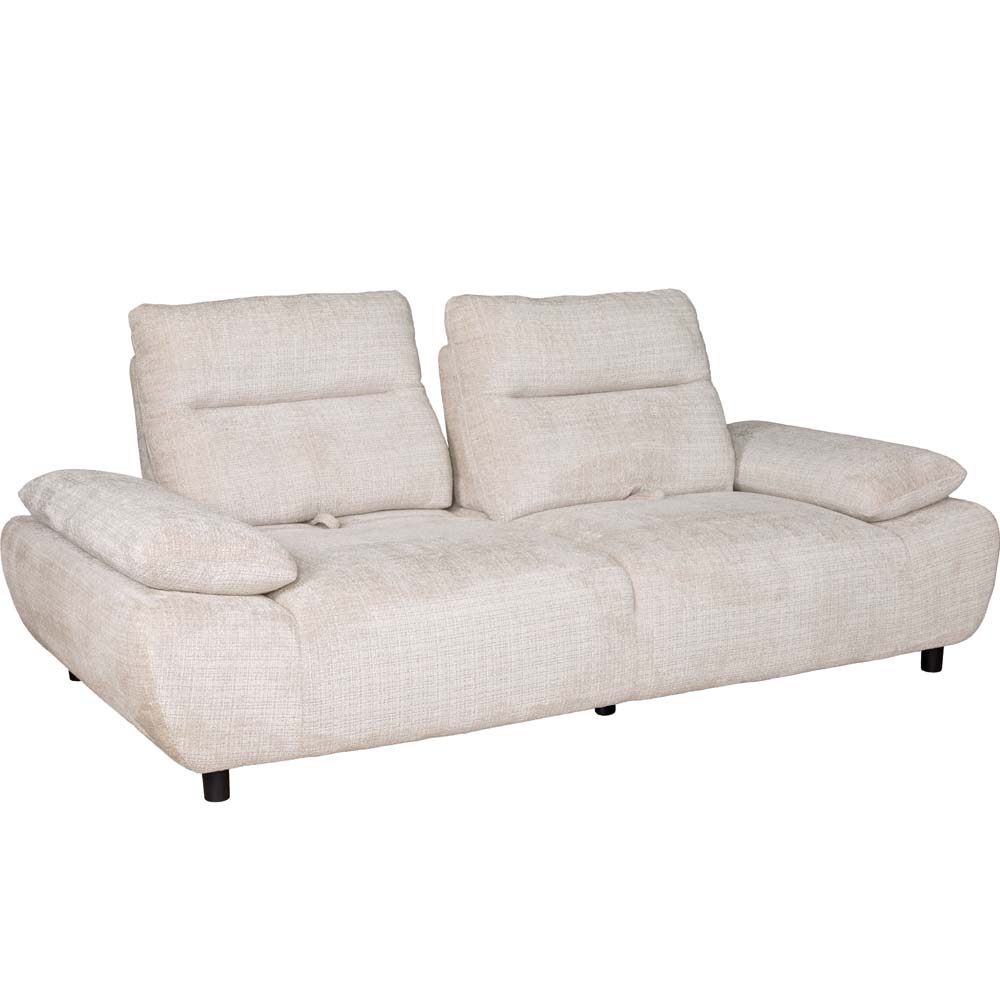 ソファー CROWN 2.5P WH 70木製脚 設置付 メーカー直送▼返品・キャンセル不可【他商品との同時購入不可】