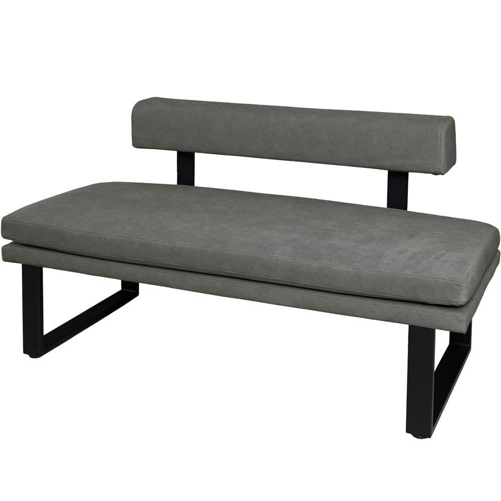 ディナーソファー Lotia 1300 ダークグレー メーカー直送▼返品・キャンセル不可【他商品との同時購入不可】