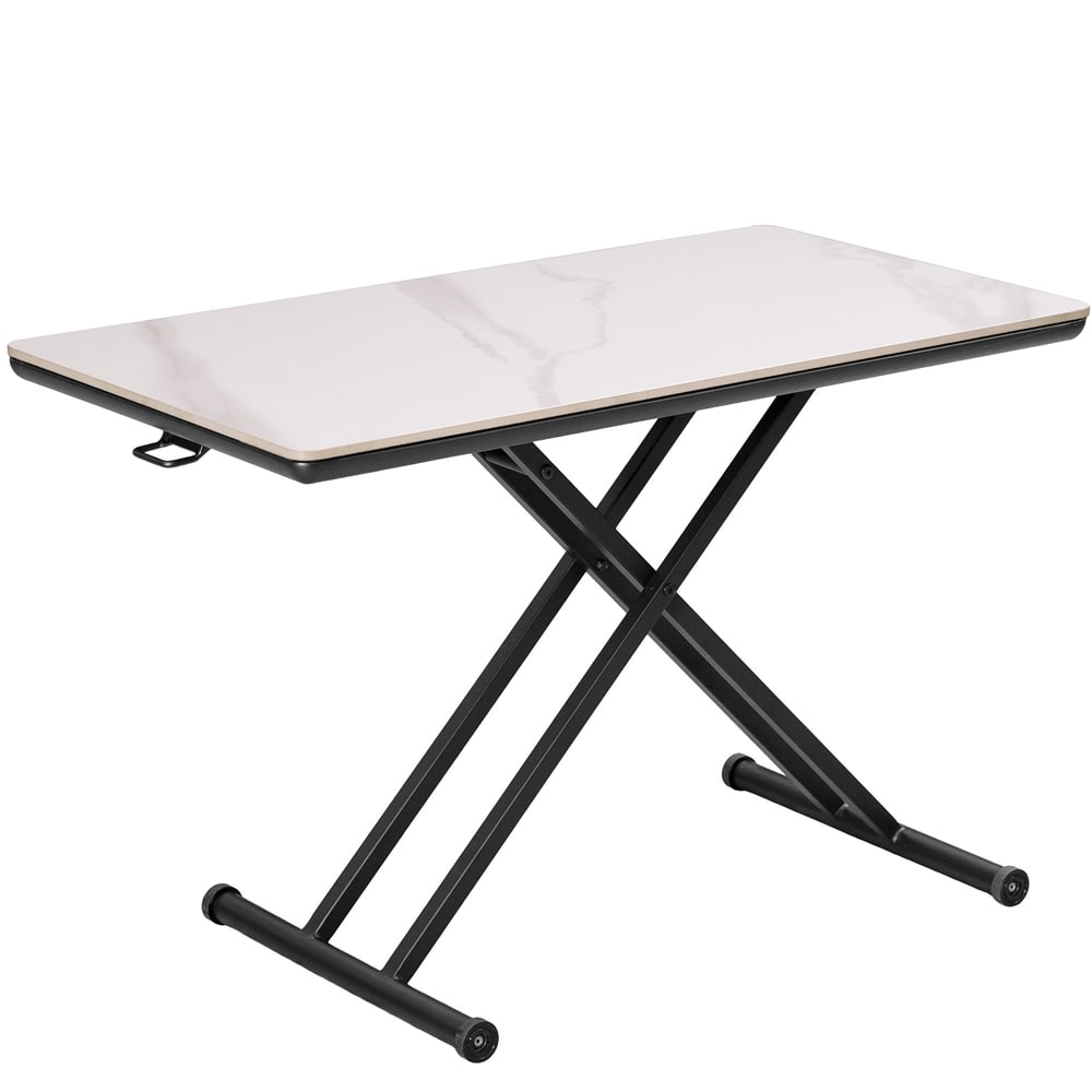 昇降テーブル Granada2 シャインホワイト 110 メーカー直送▼返品・キャンセル不可【他商品との同時購入不可】