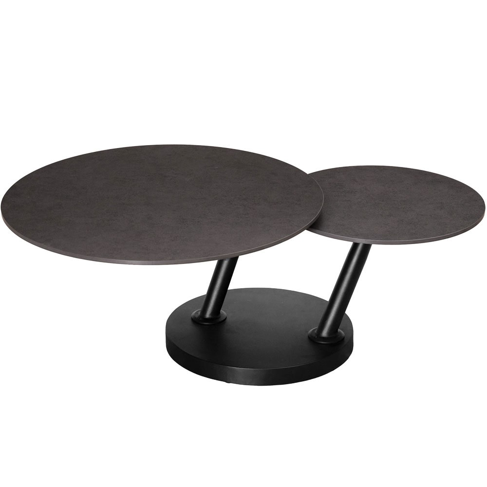 ムービングテーブル Morgan セラミックラストブラック メーカー直送▼返品・キャンセル不可【他商品との同時購入不可】