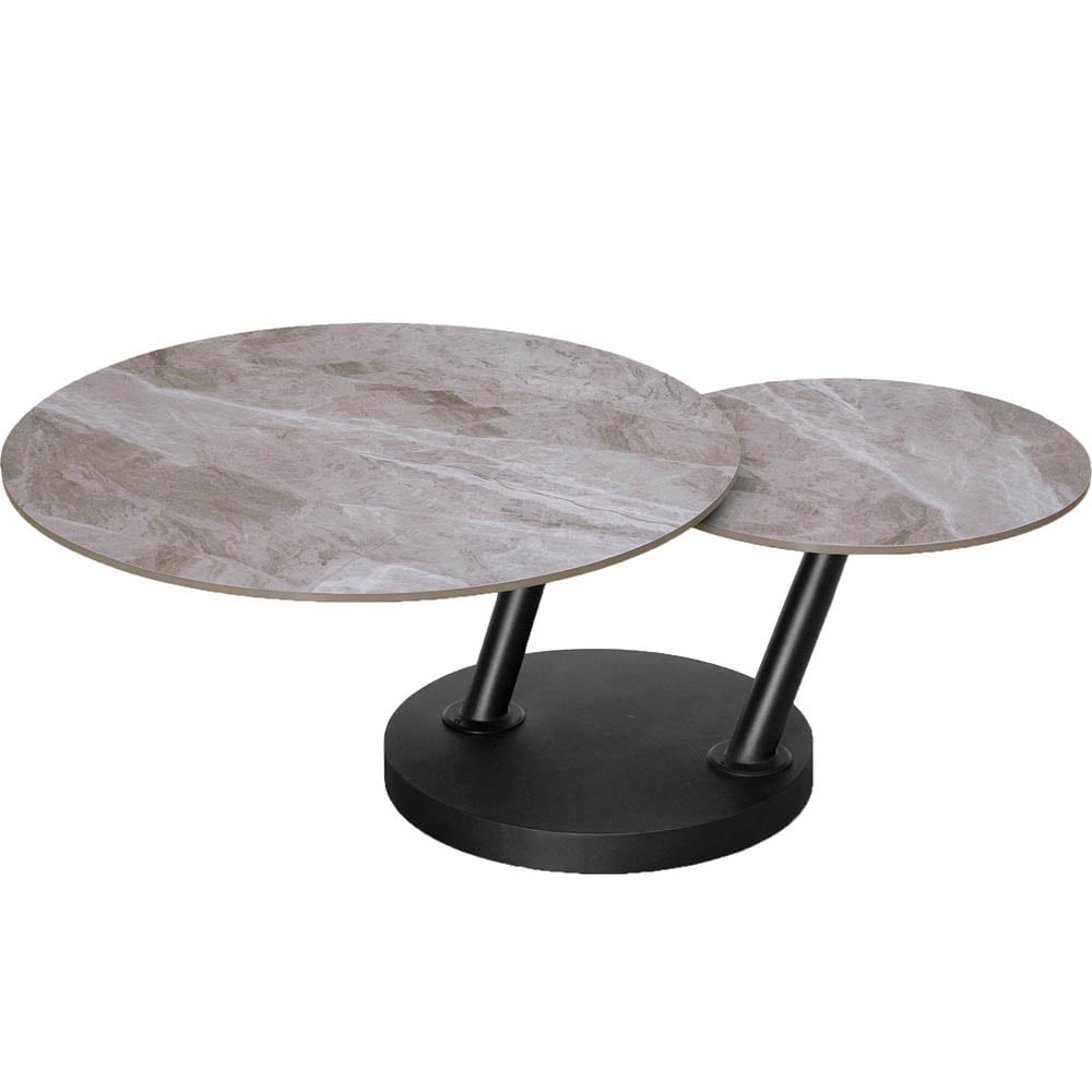 ムービングテーブル Morgan セラミックスモークグレイ メーカー直送▼返品・キャンセル不可【他商品との同時購入不可】