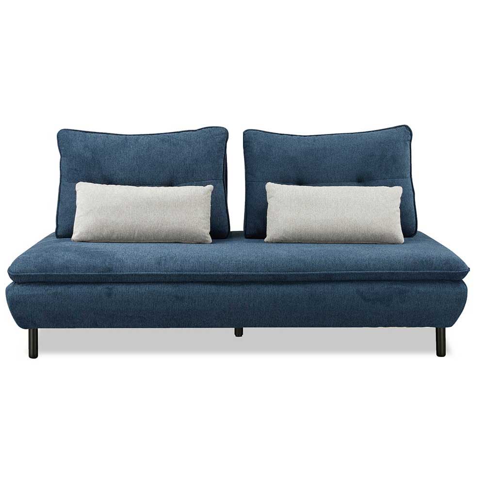 ソファ Isra 2.5P＋背x2 BL、BL/GY設置 メーカー直送▼返品・キャンセル不可【他商品との同時購入不可】