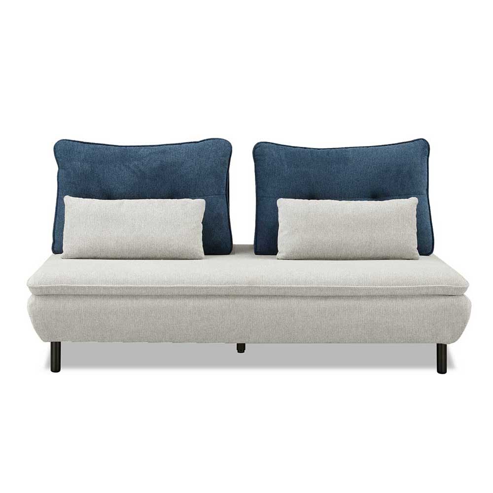 ソファ Isra 2.5P＋背x2 GY、BL/GY設置 メーカー直送▼返品・キャンセル不可【他商品との同時購入不可】