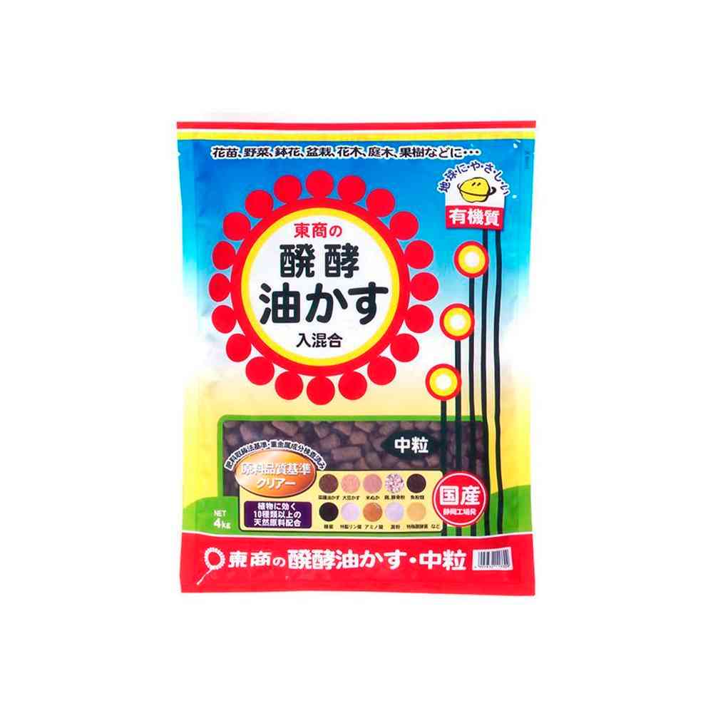 東商 醗酵油かす 中粒 4kg