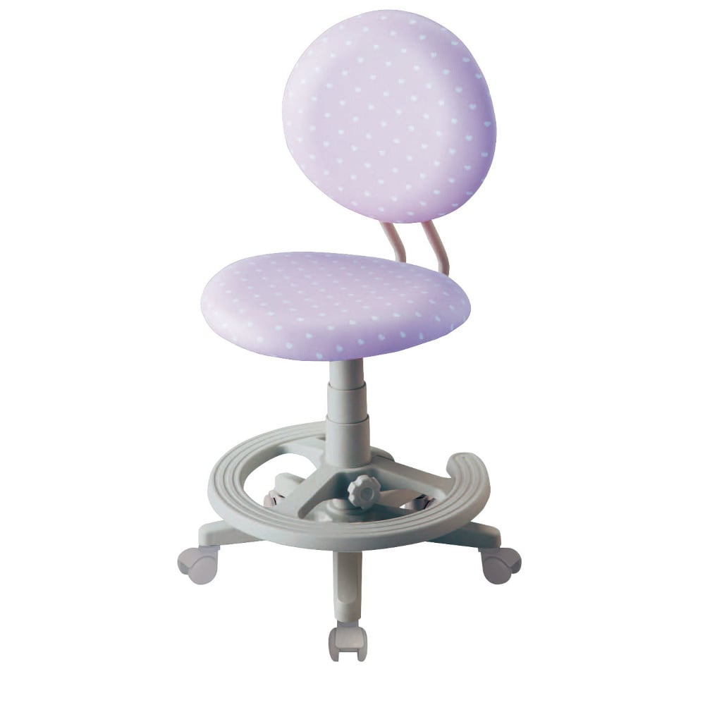 回転ラブリーチェア ハートパープル PVC メーカー直送 ▼返品・キャンセル不可【他商品との同時購入不可】