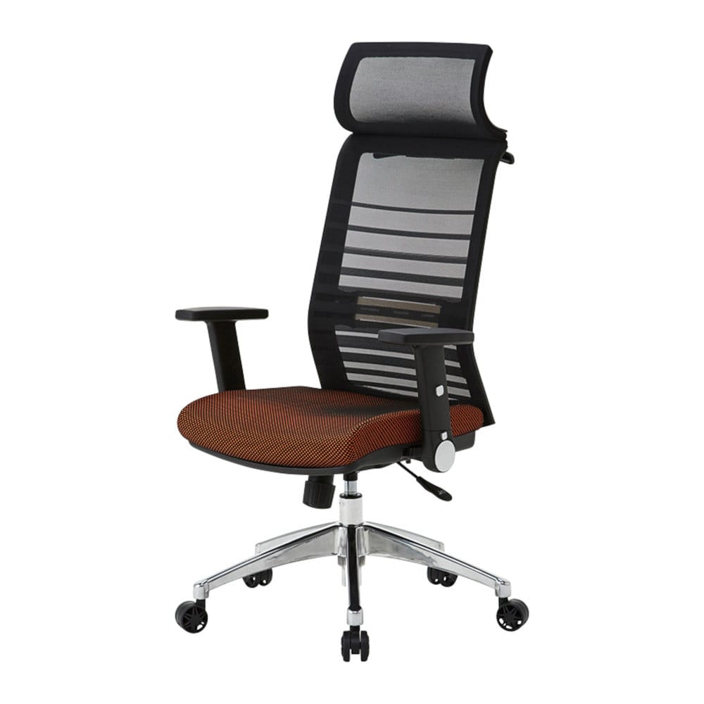 エルゴノミックチェア JG6-105OR 肘付オフィスチェア 【直送品】 返品・キャンセル・他商品と同時購入は不可