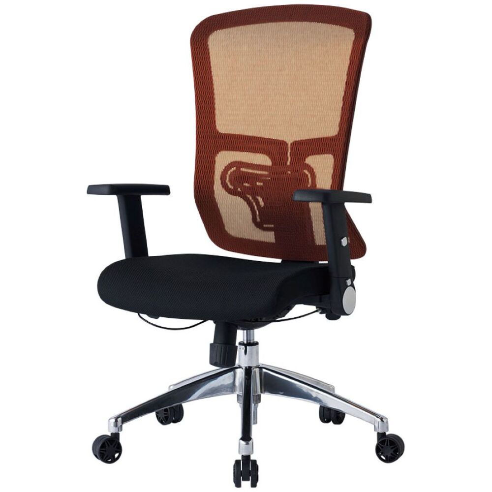 エルゴノミックチェア JG5-206OR 肘付オフィスチェア 【直送品】 返品・キャンセル・他商品と同時購入は不可