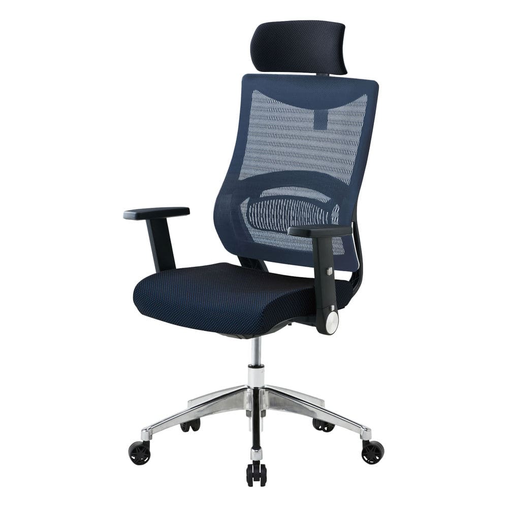 エルゴノミックチェア JG3-103BL 肘付オフィスチェア 【直送品】 返品・キャンセル・他商品と同時購入は不可