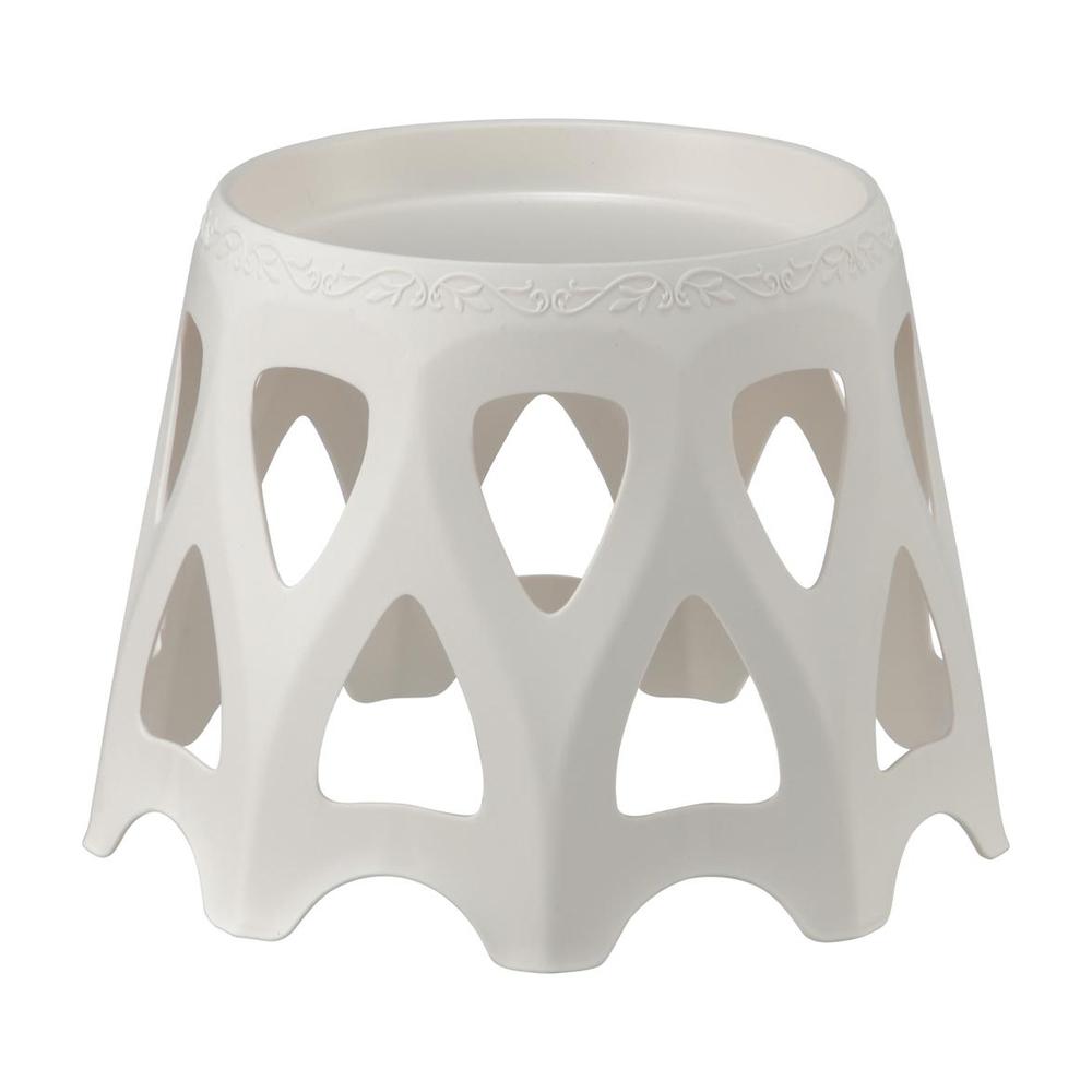 アップルウェアー 受皿付きスタンド ホワイト