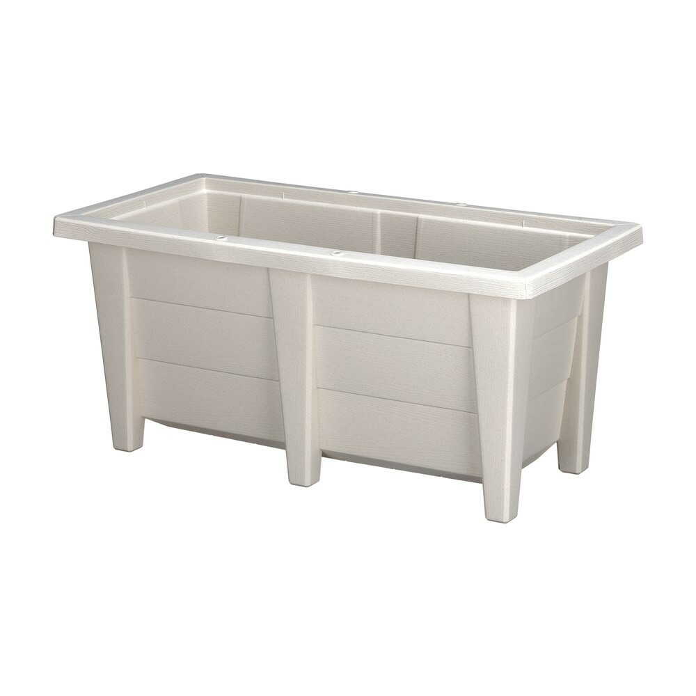 アップルウェアー 花と野菜のプランター 600型 ホワイト