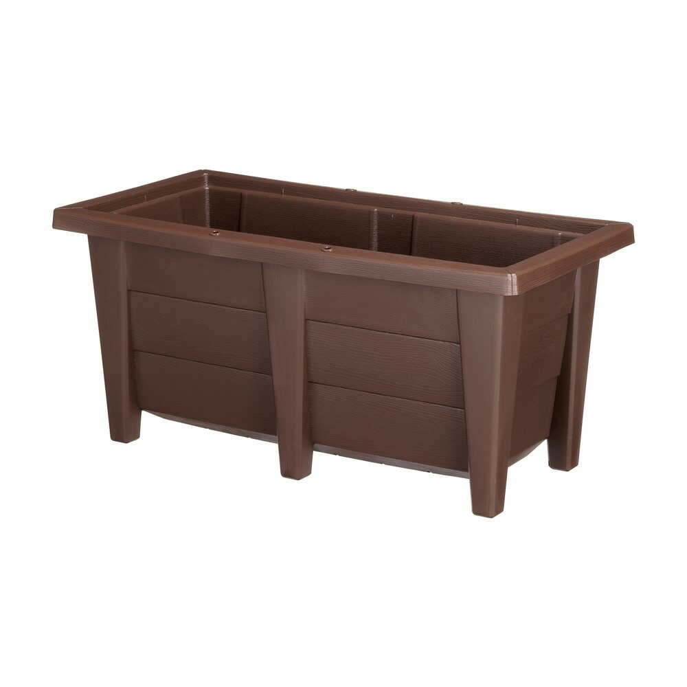 アップルウェアー 花と野菜のプランター 600型 ブラウン