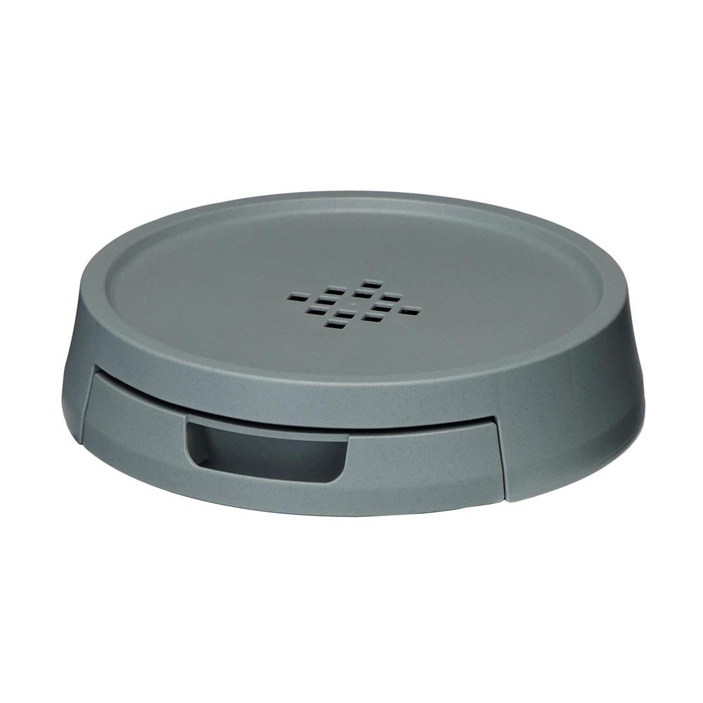 アップルウェアー 排水できる鉢受台 ダークグレー