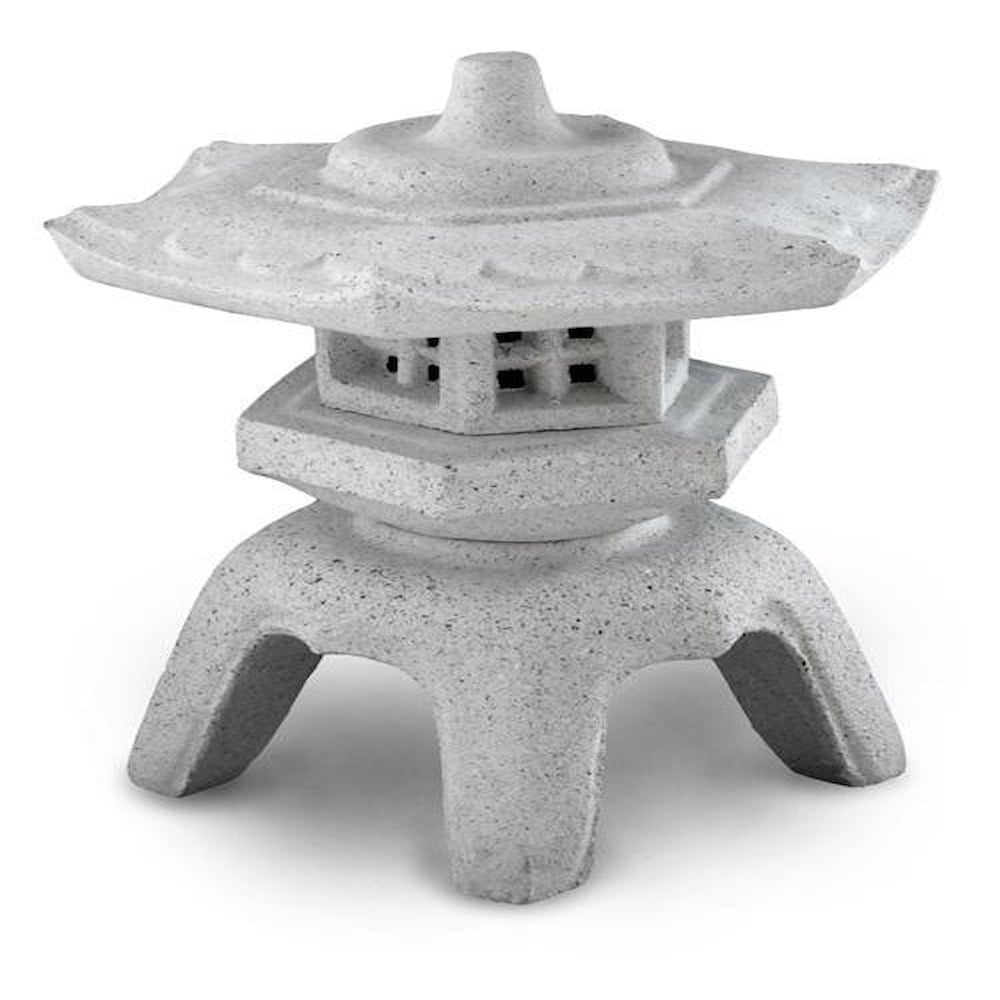 御影調 角雪見灯籠 1尺5寸 1316012 メーカー直送 ▼返品・キャンセル不可【他商品との同時購入不可】