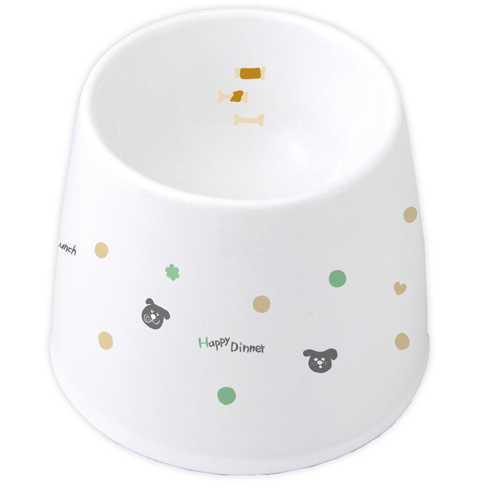 食べやすい陶製食器犬用 M メーカー直送▼返品・キャンセル不可【他商品との同時購入不可】