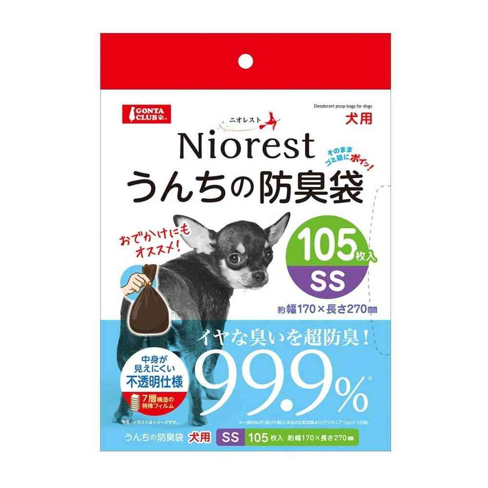 マルカン ニオレストうんちの 防臭袋 SS 犬用 105枚