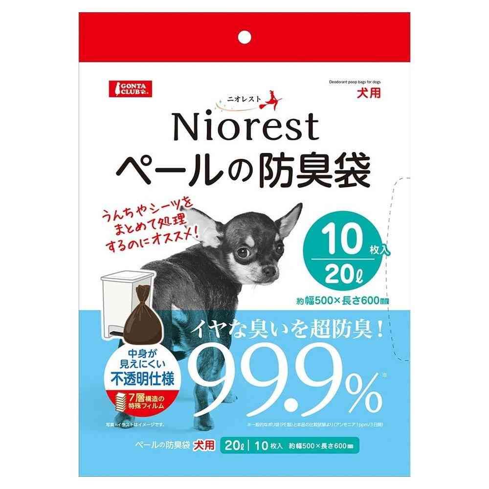 マルカン ニオレストペールの 防臭袋 20L 犬用 10枚