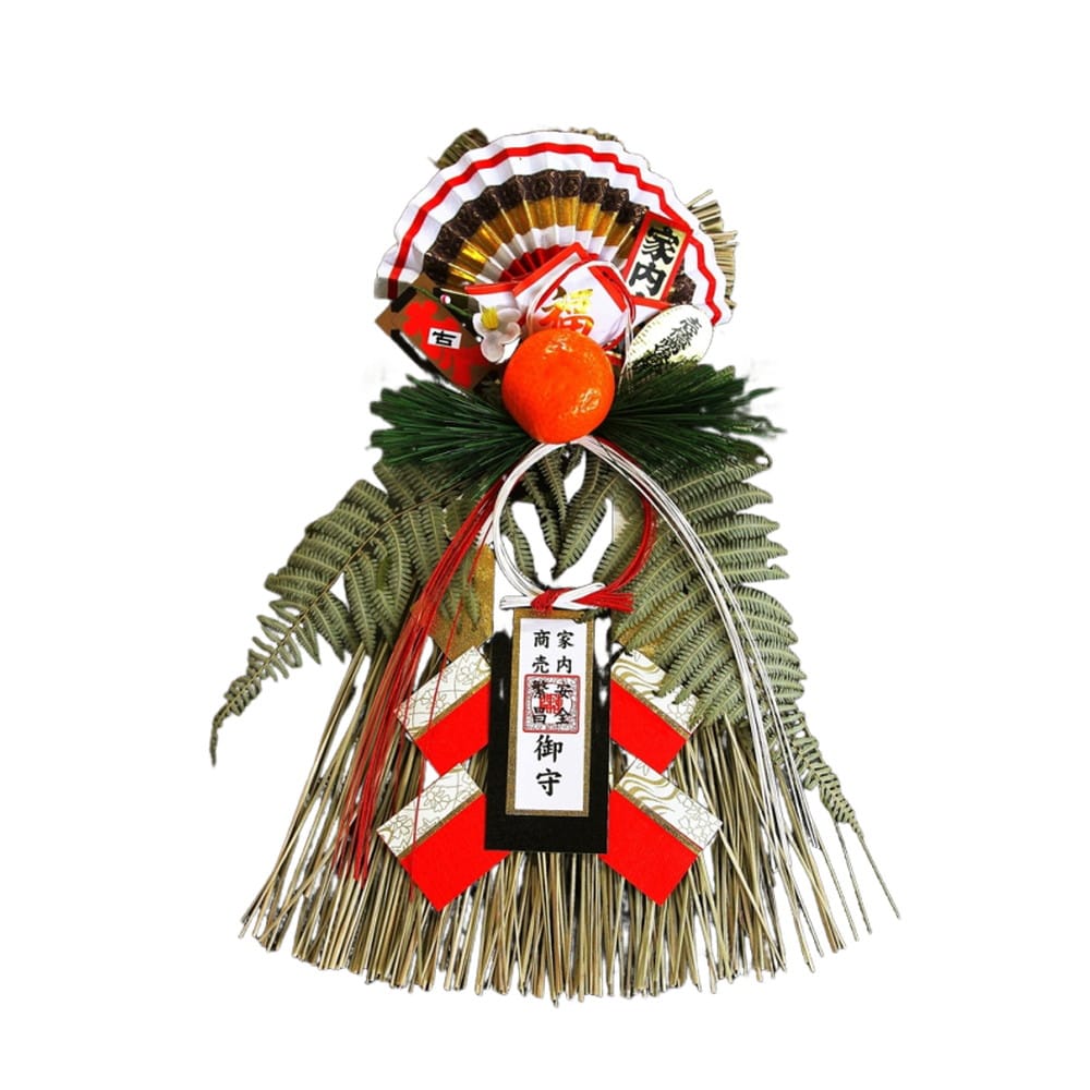 正月飾り 秀〆 福寿玉飾り（中）吉▼返品不可 1個入り