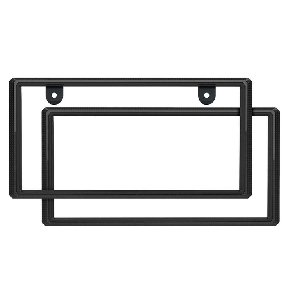 カシムラ ナンバーフレーム ブラック KS126 2枚入り