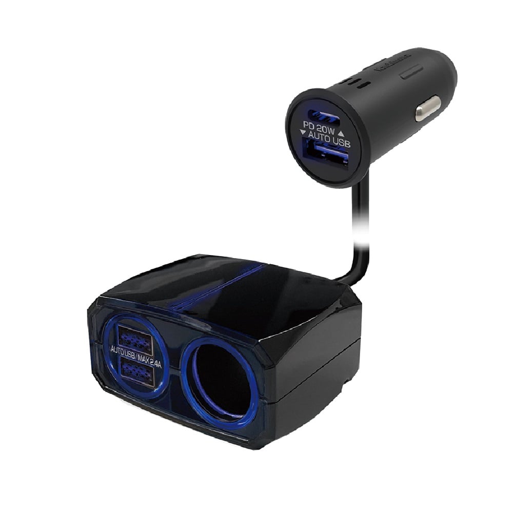 カシムラ セパレートソケット2USB‐PD20W KX229