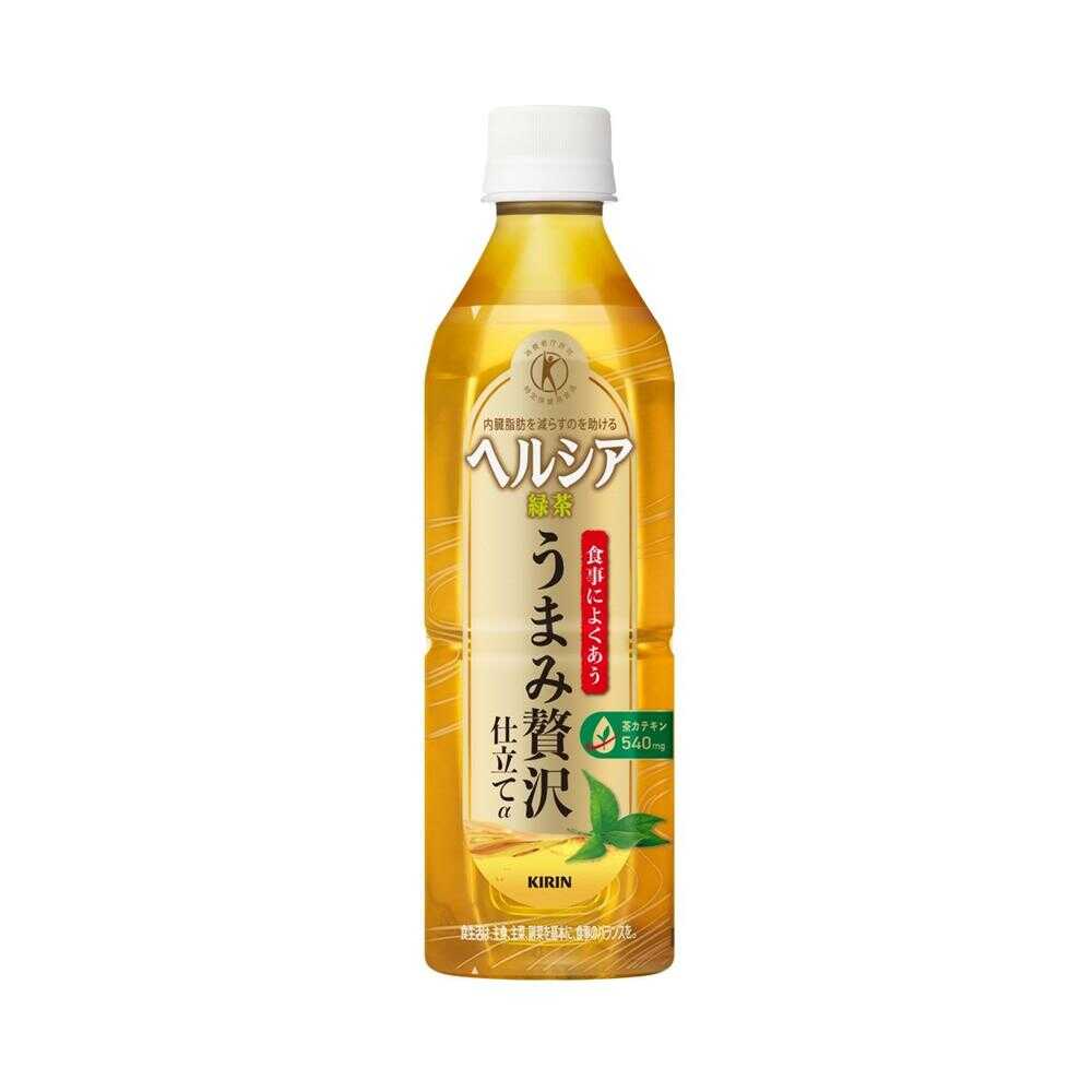 ◆[特定保健用食品(トクホ)]キリン ヘルシア緑茶 うまみ贅沢仕立て 500ml   [24個セット]