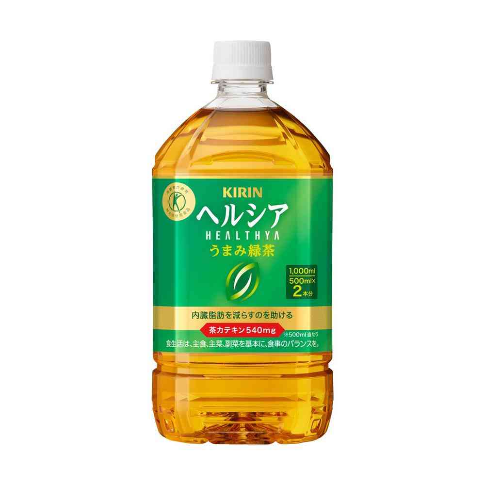 ◆[特定保健用食品(トクホ)]キリン ヘルシア うまみ緑茶 1000ml   [12個セット]