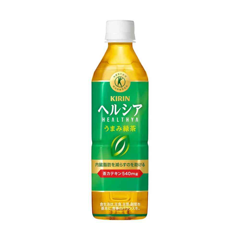 ◆[特定保健用食品(トクホ)]キリン ヘルシア うまみ緑茶 500ml   [24個セット]