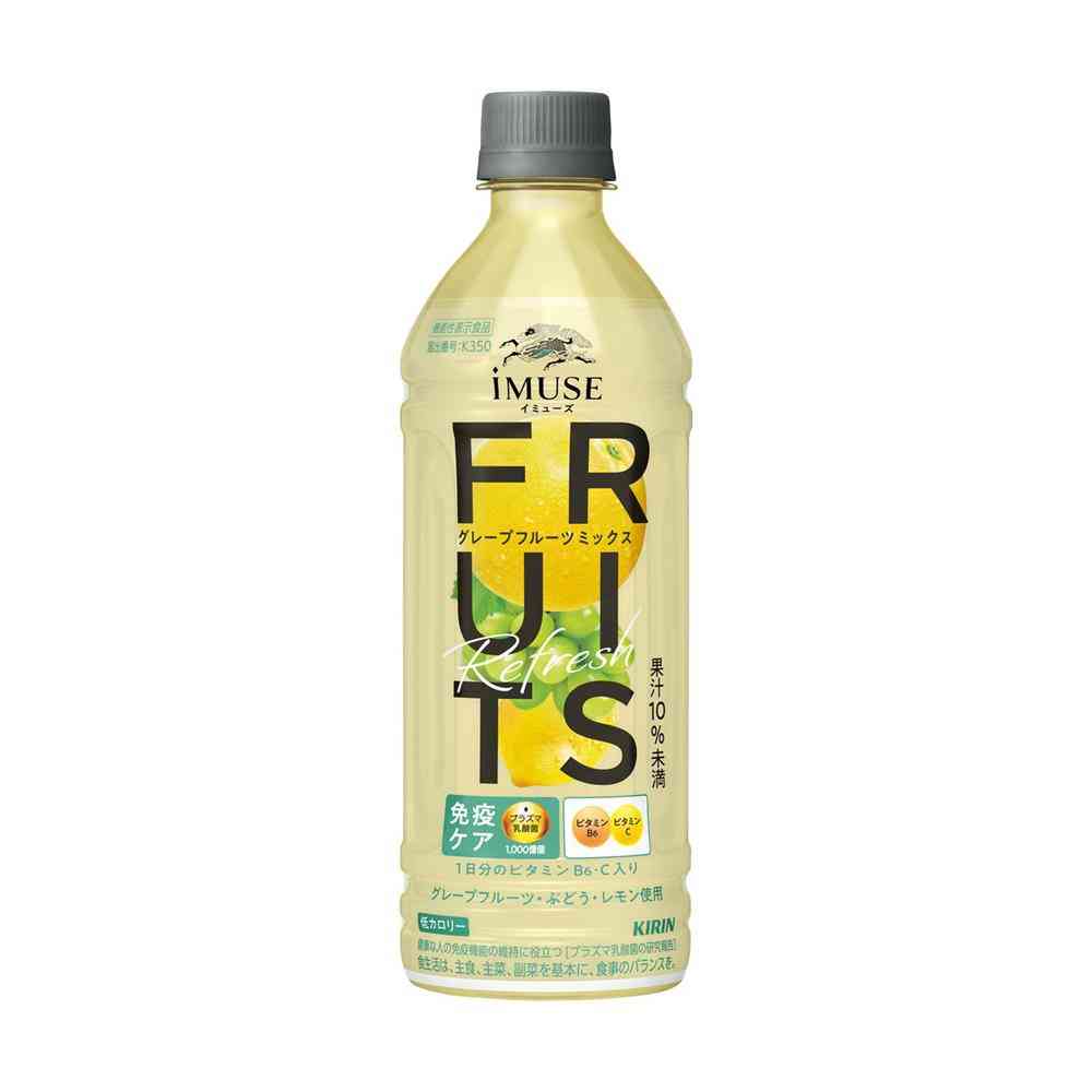 ◆[機能性表示食品]キリン イミューズ フルーツリフレッシュ グレープフルーツミックス 500ml   [48個セット]